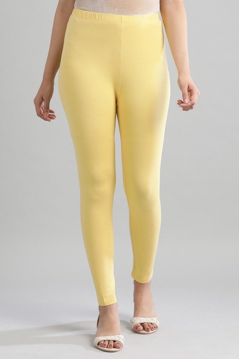 Aurelia Yellow Knitted Tights