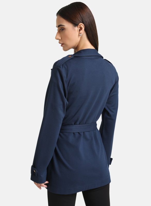 KAZO TRENCH COAT WITH BELT DETAIL
