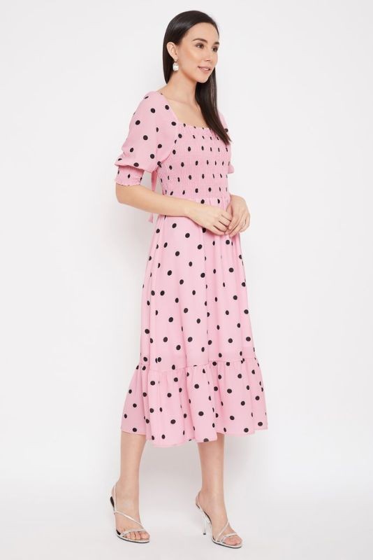 Madame Pink Color Dress for Women