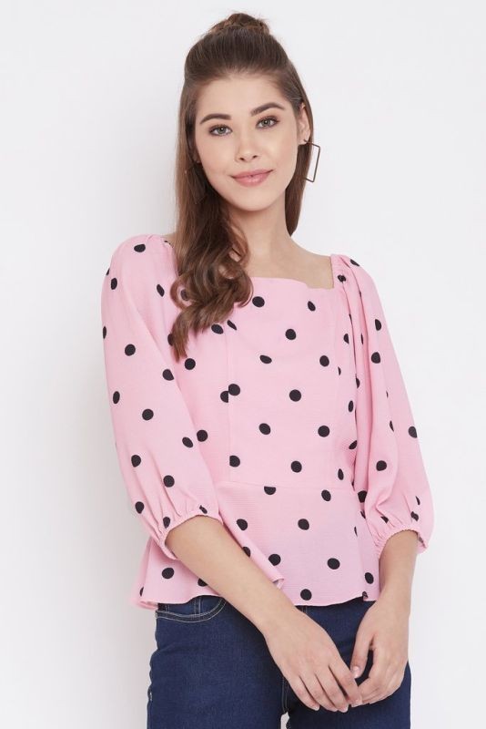 Madame Pink Top For Women