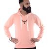 Deerdo Pink Sweatshirt with Brand Logo
