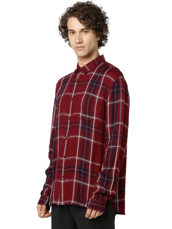 Red Coloured Shirt by Celio