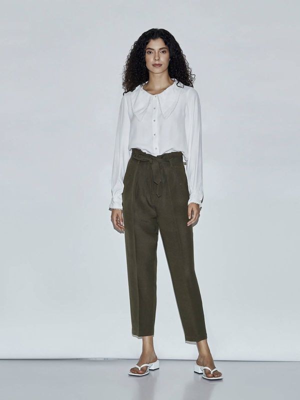 Coverstory Olive Back to Work Trouser