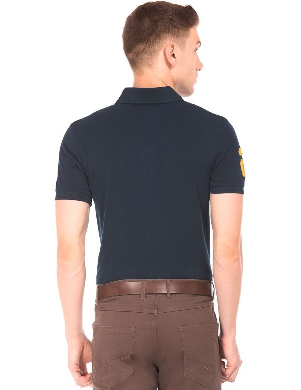 U.S. POLO ASSN.Appliqued Slim Fit Polo Shirt