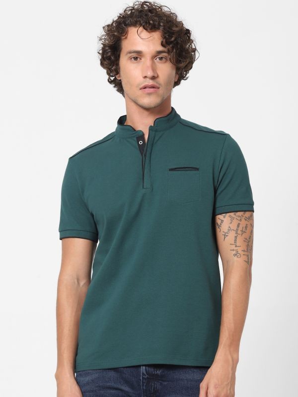 Celio Green Slim Fit Polo T-shirt