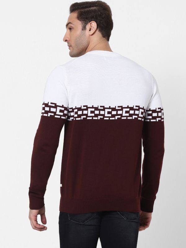 Celio 100% Cotton Red Crew Neck Jumper Sweater