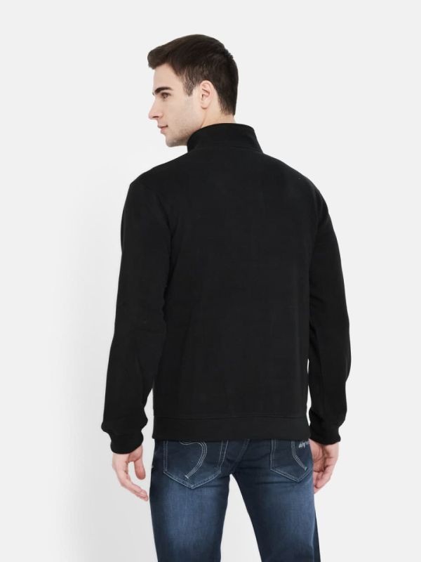 OCTAVEMen BLACK Sweatshirts